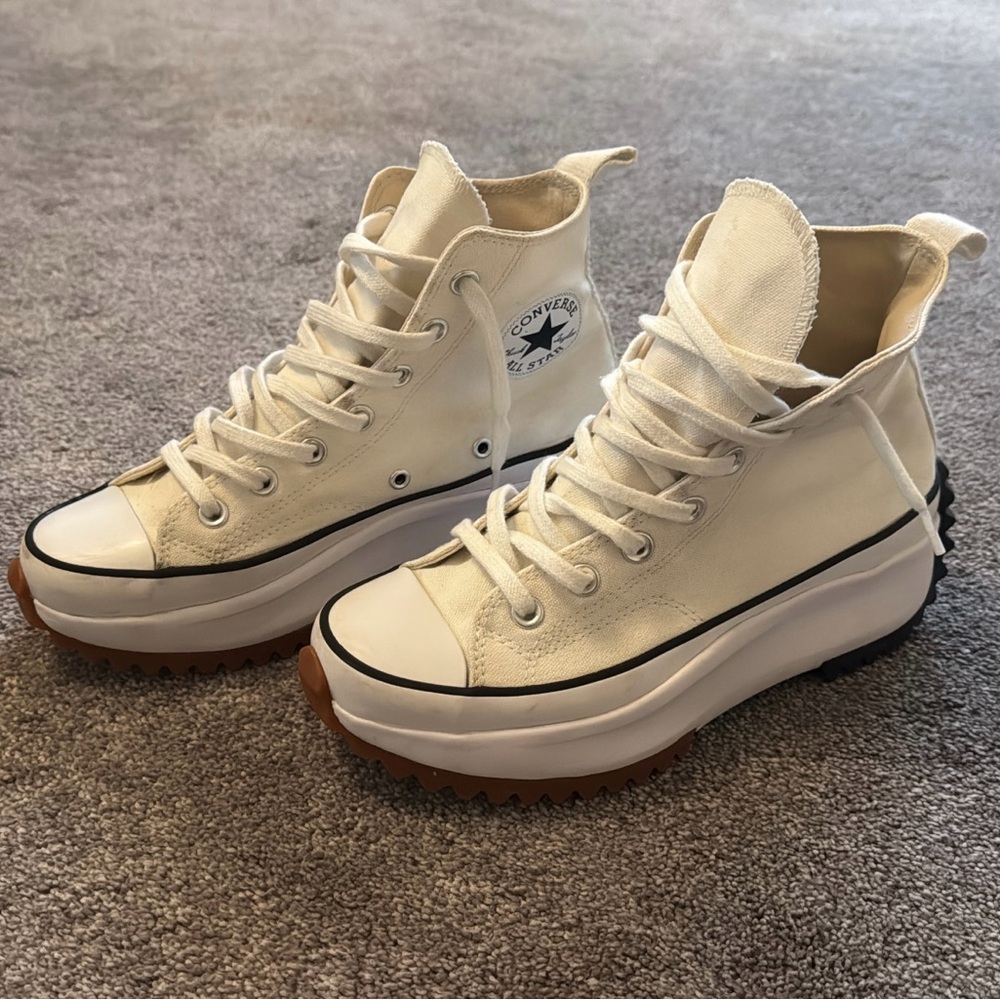 Converse Women's Off-White Run Star Hike Canvas - Picture 3 of 4